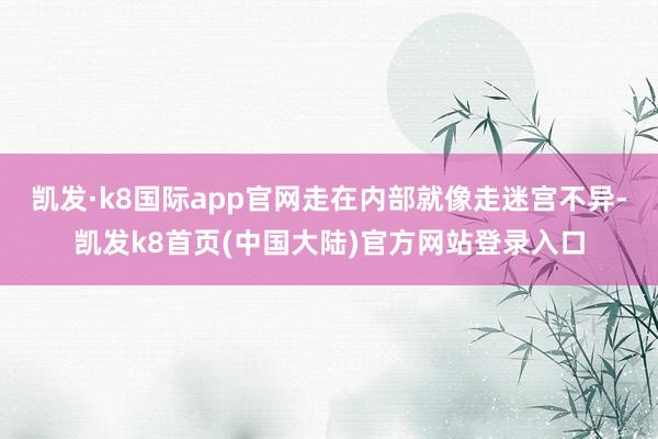 凯发·k8国际app官网走在内部就像走迷宫不异-凯发k8首页(中国大陆)官方网站登录入口