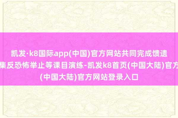 凯发·k8国际app(中国)官方网站共同完成馈遗东谈主质、辘集反恐怖举止等课目演练-凯发k8首页(中国大陆)官方网站登录入口